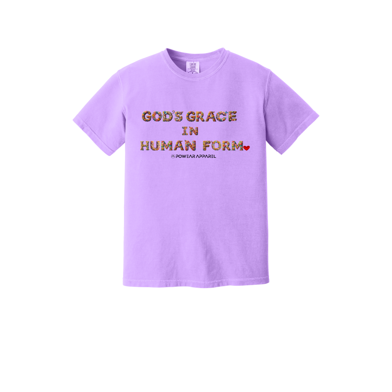 God's Grace In Human Form T-Shirt- FLORAL