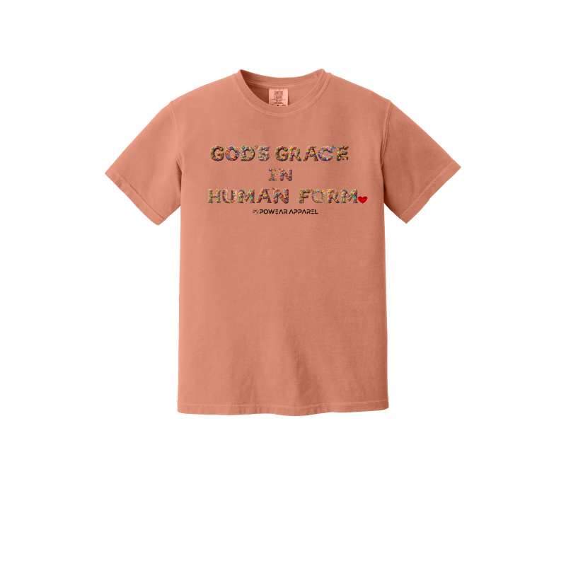God's Grace In Human Form T-Shirt- FLORAL