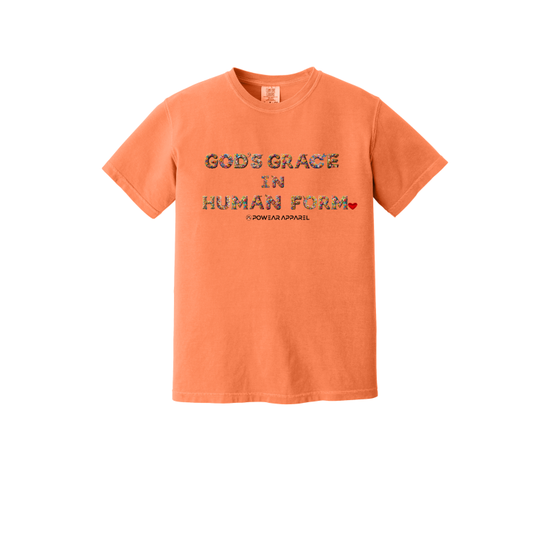 God's Grace In Human Form T-Shirt- FLORAL