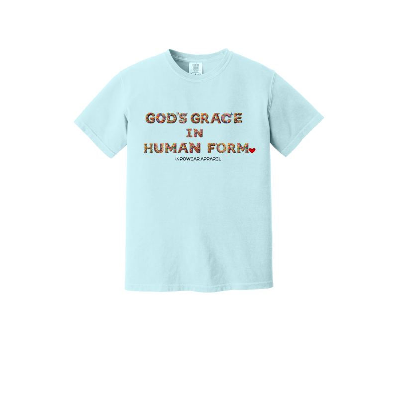 God's Grace In Human Form T-Shirt- FLORAL