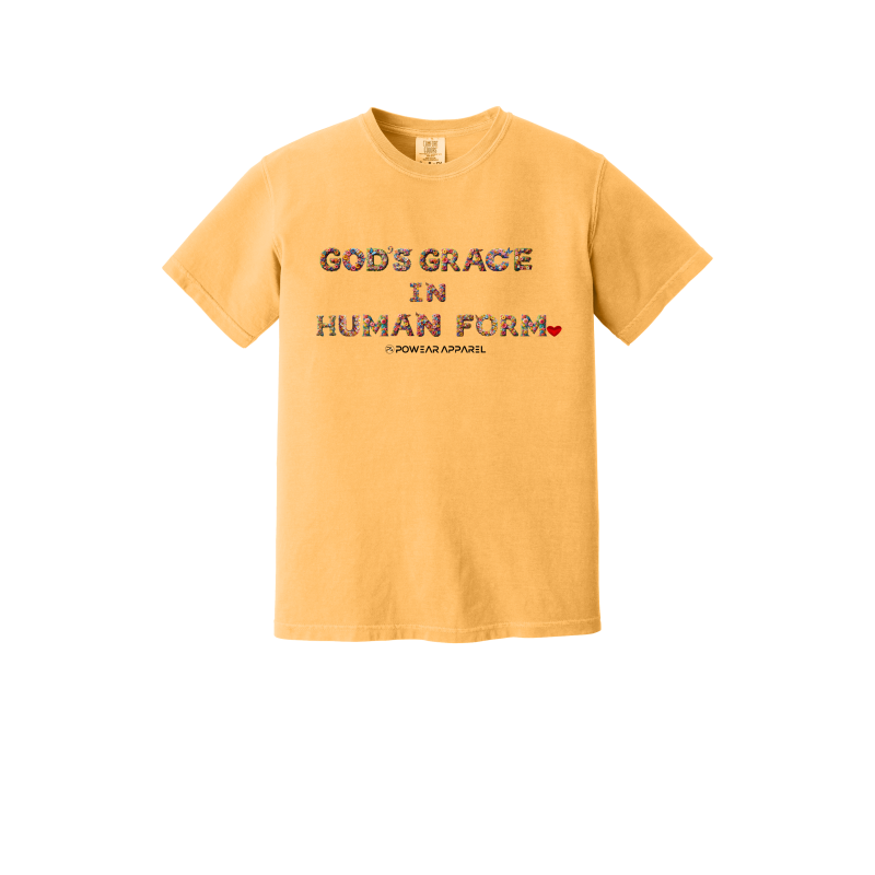 God's Grace In Human Form T-Shirt- FLORAL