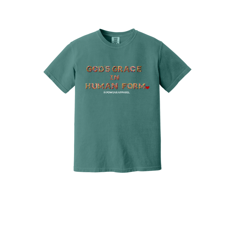 God's Grace In Human Form T-Shirt- FLORAL