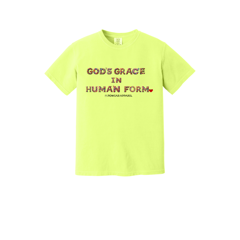 God's Grace In Human Form T-Shirt- FLORAL