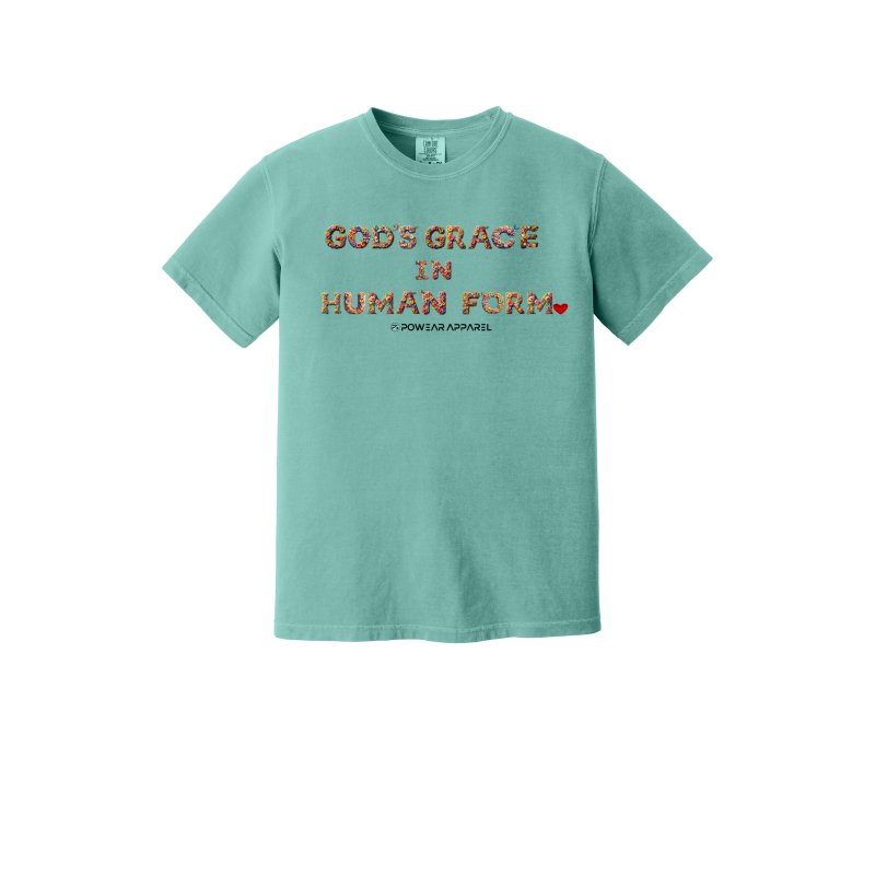 God's Grace In Human Form T-Shirt- FLORAL