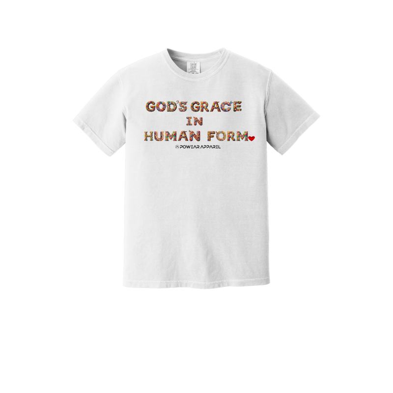 God's Grace In Human Form T-Shirt- FLORAL