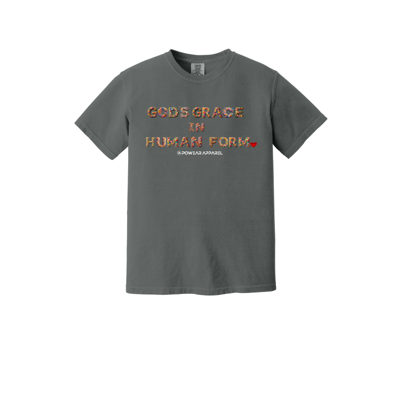 God's Grace In Human Form T-Shirt- FLORAL