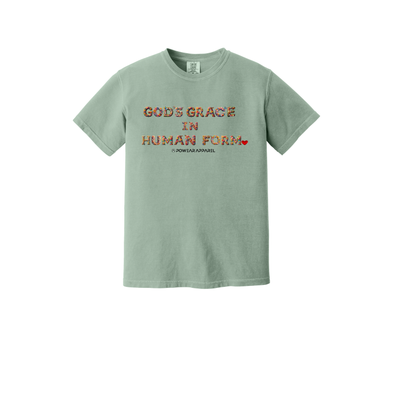 God's Grace In Human Form T-Shirt- FLORAL